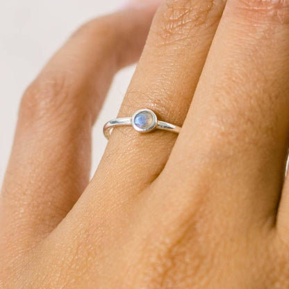 Labradorite Silver or Gold Ring