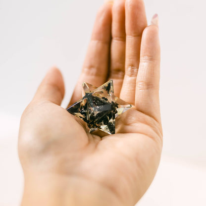 Tiny Gemstone Orgone Merkaba