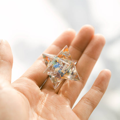Tiny Gemstone Orgone Merkaba