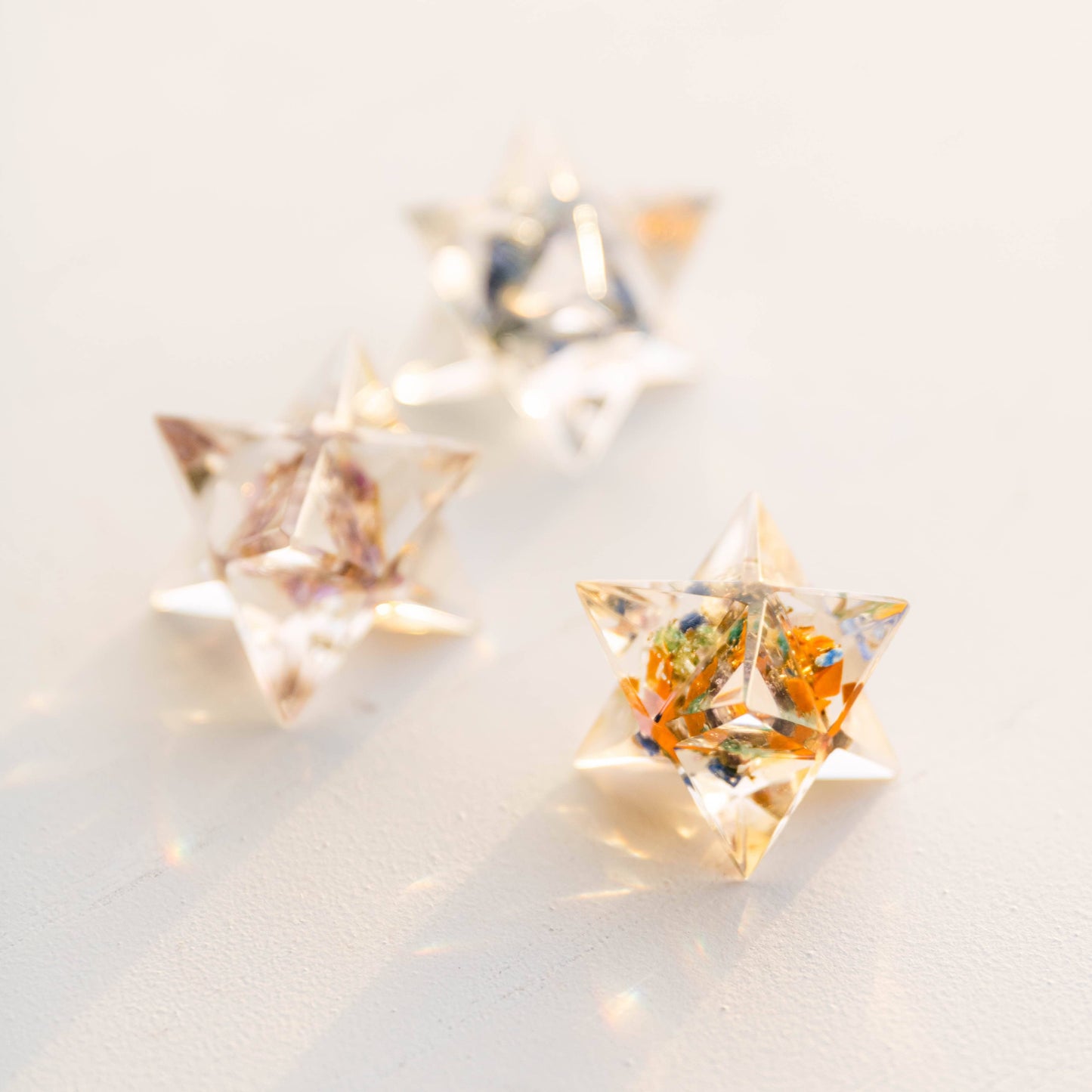 Tiny Gemstone Orgone Merkaba