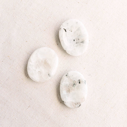 Rainbow Moonstone Worry Stone