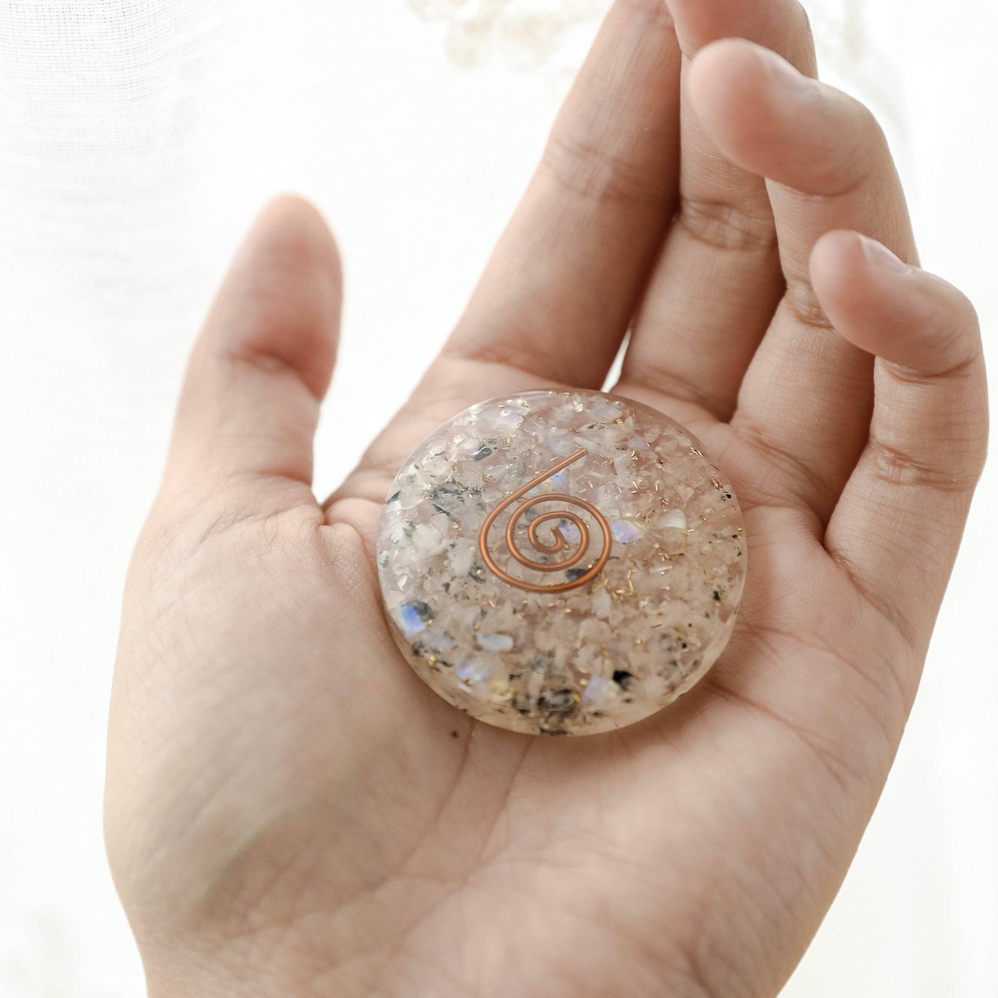 Gemstone Orgone Disc