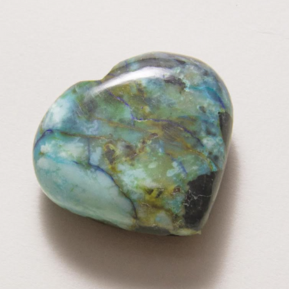 Chrysocolla Heart