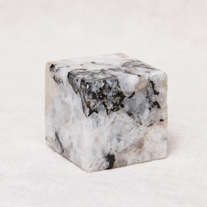Rainbow Moonstone Cube