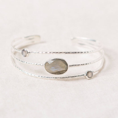 Labradorite Gold or Silver Bracelet
