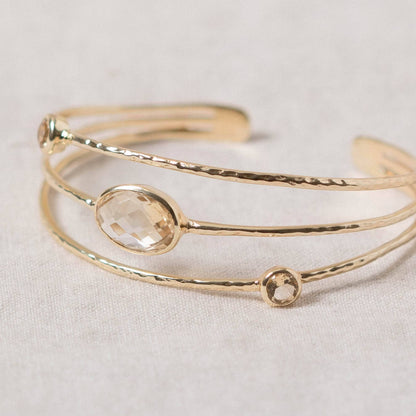 Citrine Gold Bracelet