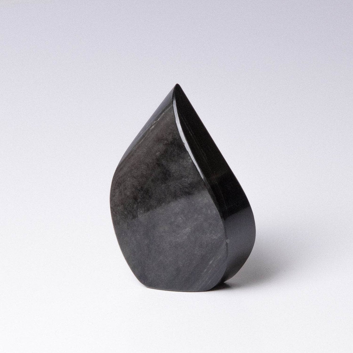 Silver Obsidian Freeform Flame Crystal