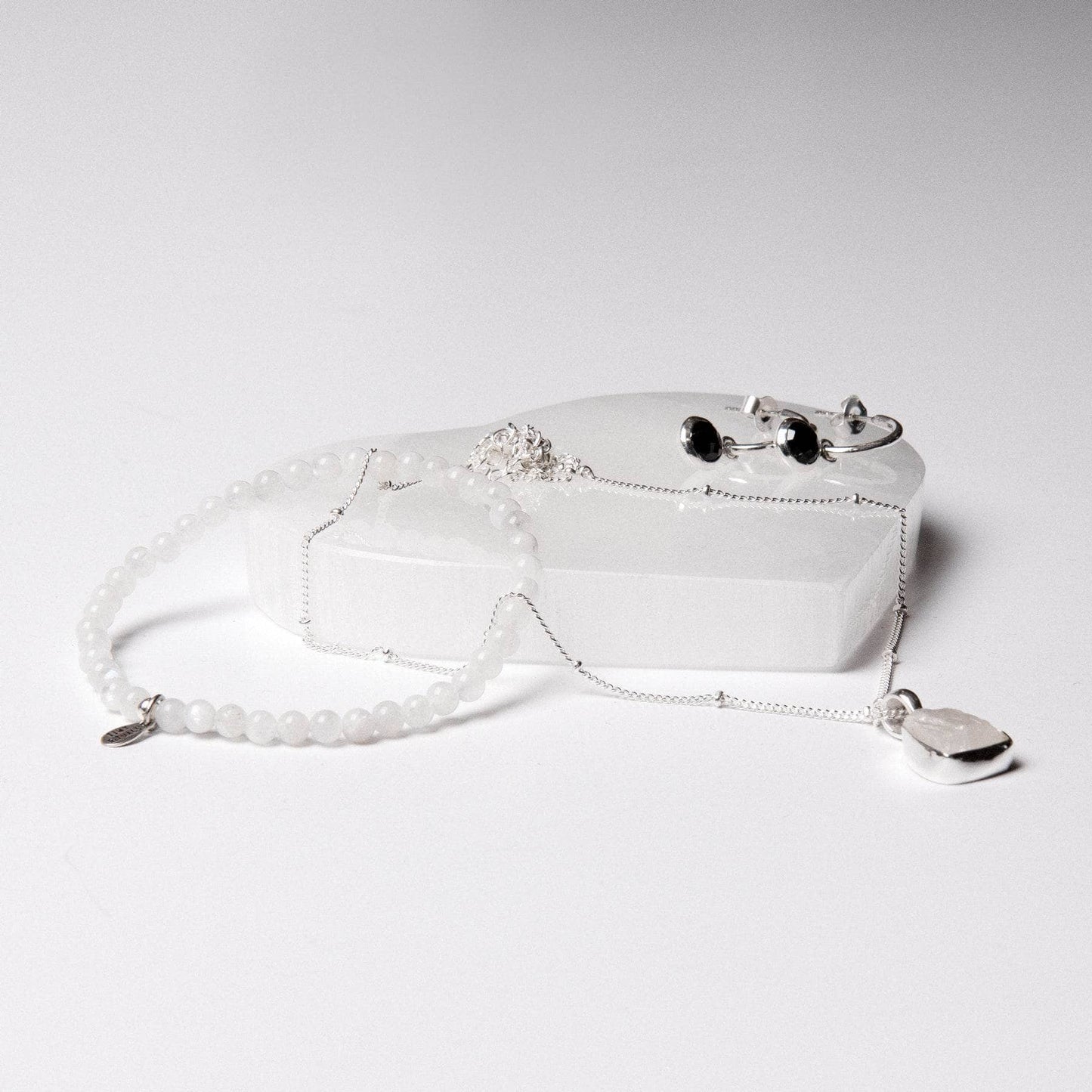 Selenite Heart Recharging Stone