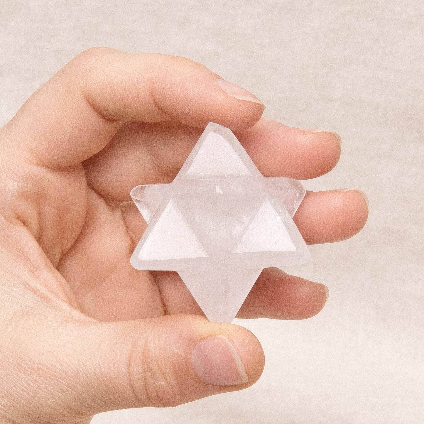 Clear Quartz Merkaba