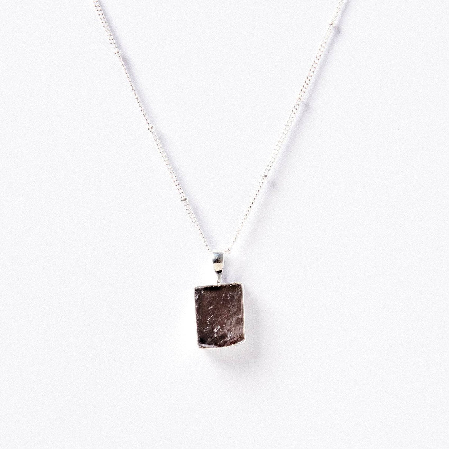Smoky Quartz Raw Crystal Necklace