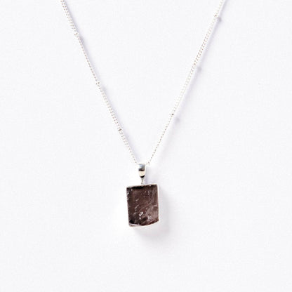 Smoky Quartz Raw Crystal Necklace