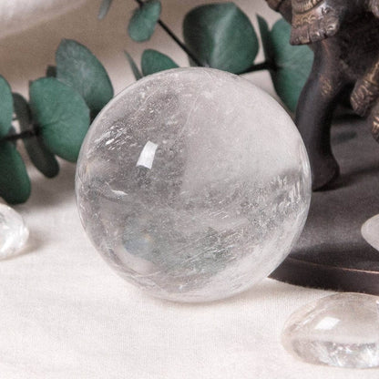 Clear Quartz Sphere with Tripod - AAA Premium Quality
