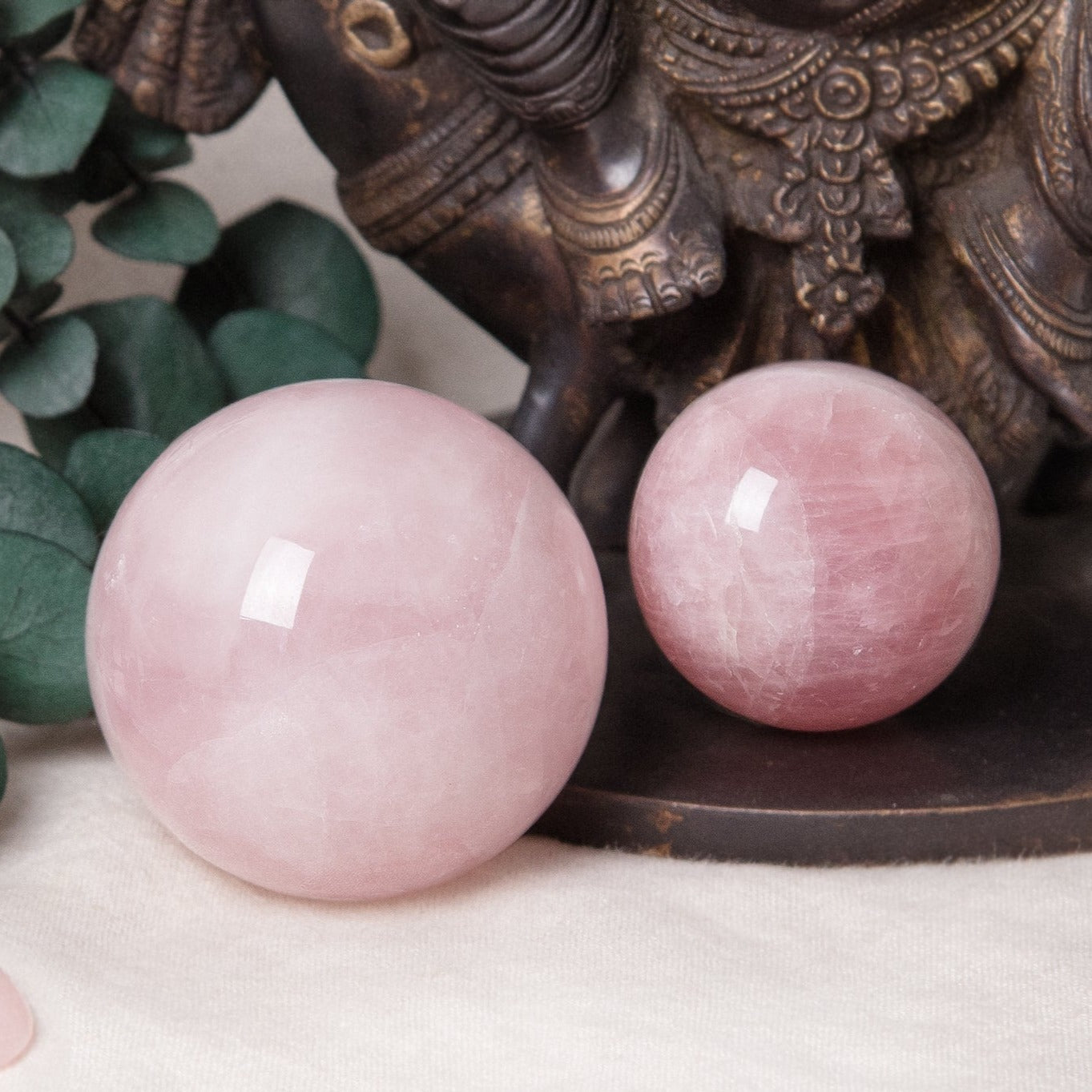 Rose Quartz Sphere with Tripod