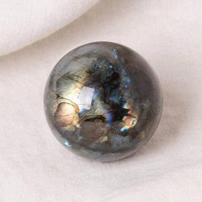 Labradorite Blue Flame Sphere with Tripod