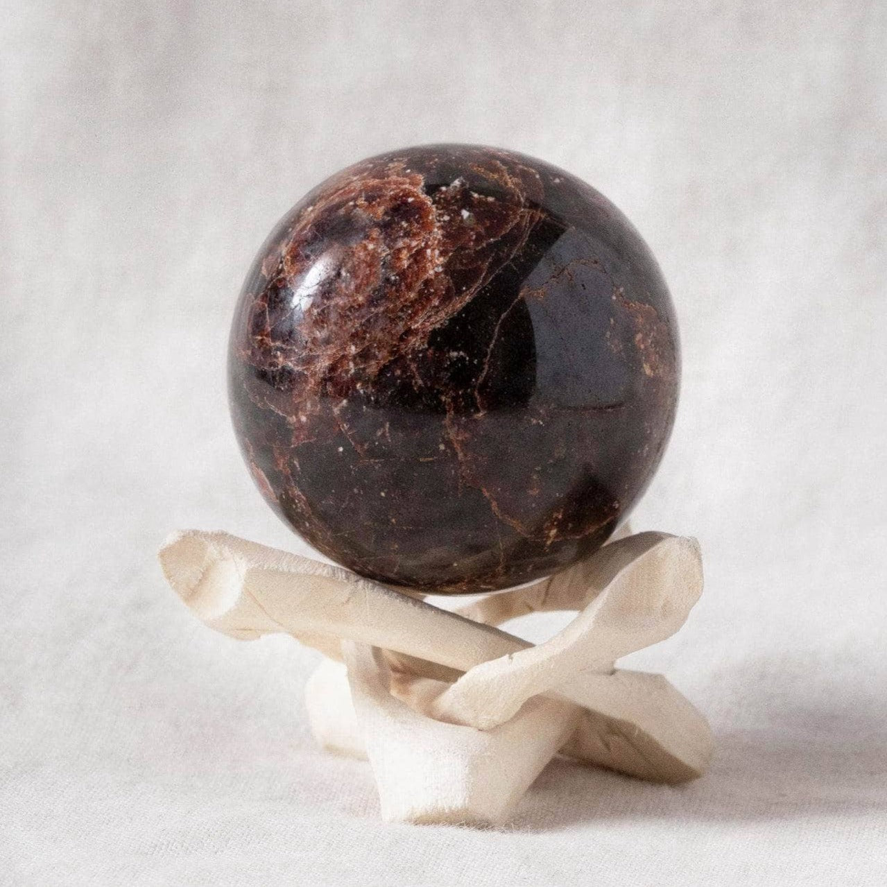 Garnet Sphere with Tripod - AAA Premium Quality