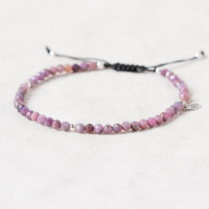 Natural Ruby Energy Anklet