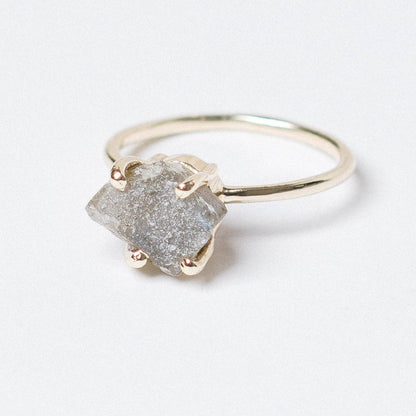 Labradorite Raw Freeform Gold or Silver Ring