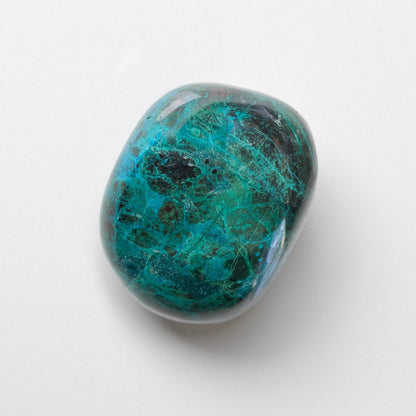 Rare Peruvian Chrysocolla Palm Stone