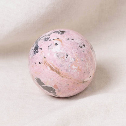 Peruvian Rhodonite Sphere with Tripod - AAA Premium Quality