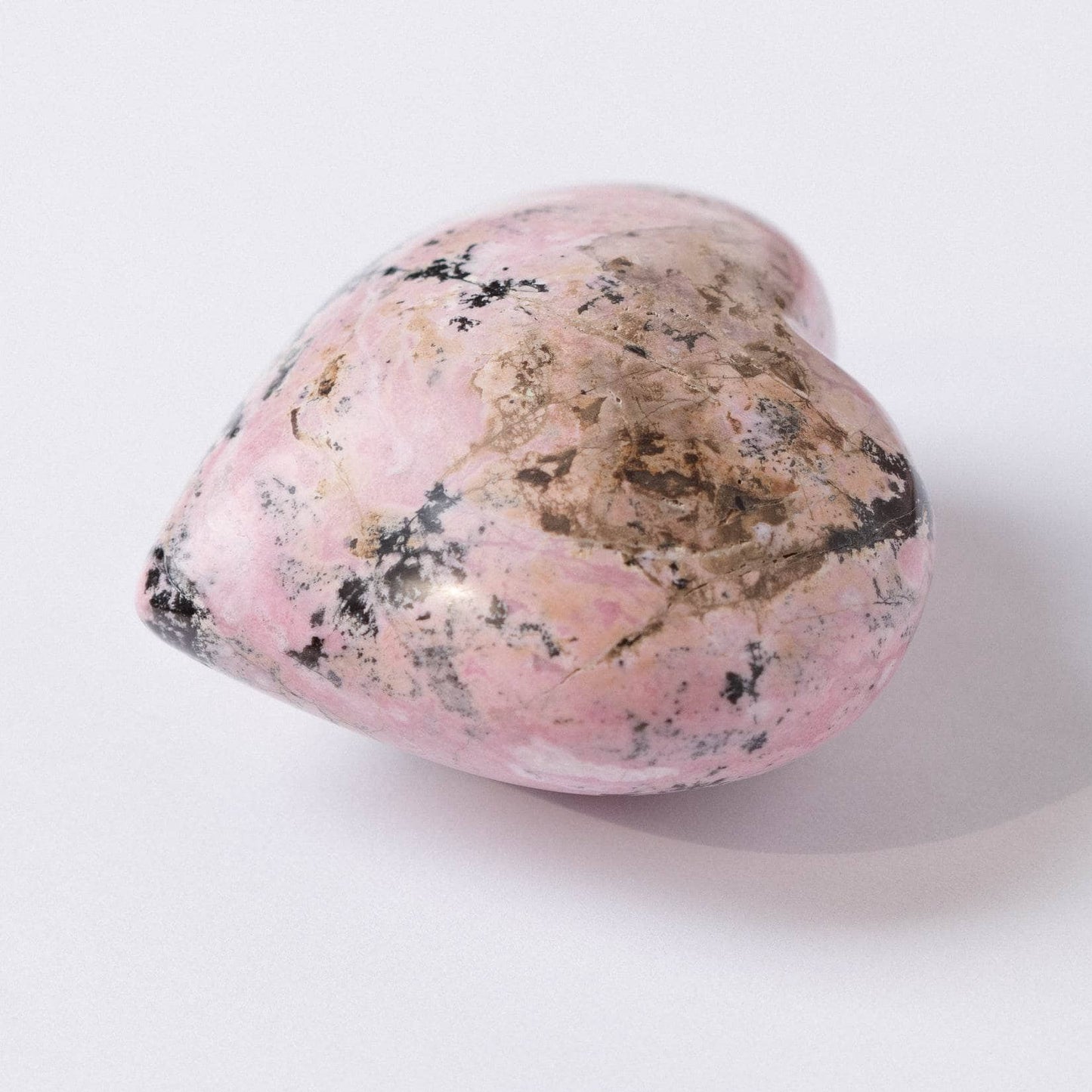 Peruvian Rhodonite Hearts - AAA Premium Quality