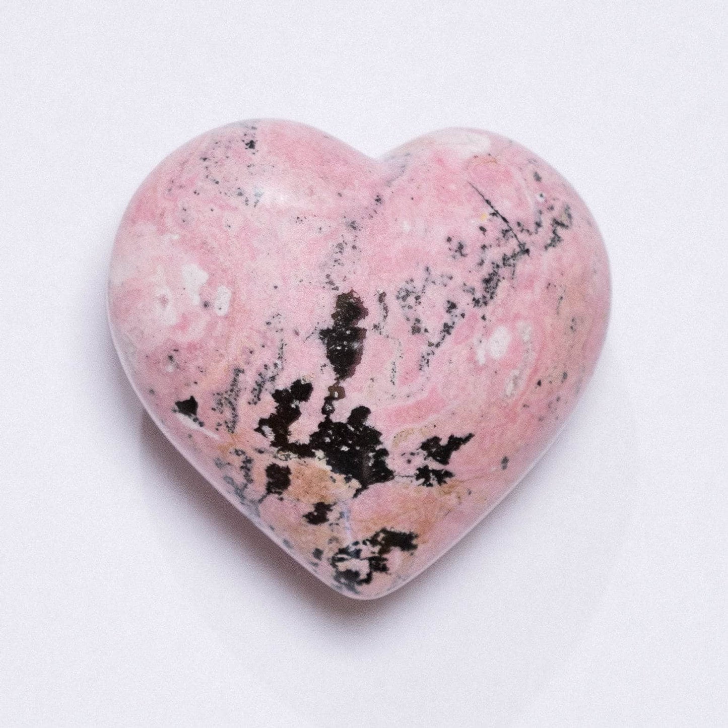 Peruvian Rhodonite Hearts - AAA Premium Quality