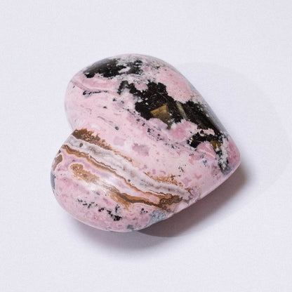 Peruvian Rhodonite Hearts - AAA Premium Quality