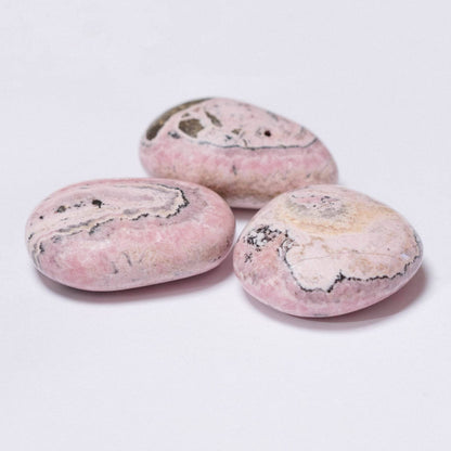 Peruvian Rhodochrosite Palm Stones - AAA Premium Quality