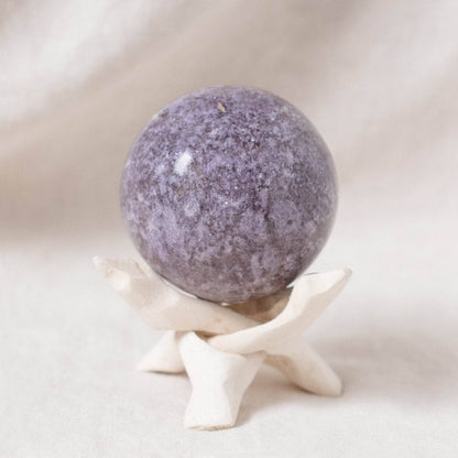 Lepidolite Sphere with Tripod - AAA Premium Quality