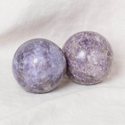 Lepidolite Sphere with Tripod - AAA Premium Quality