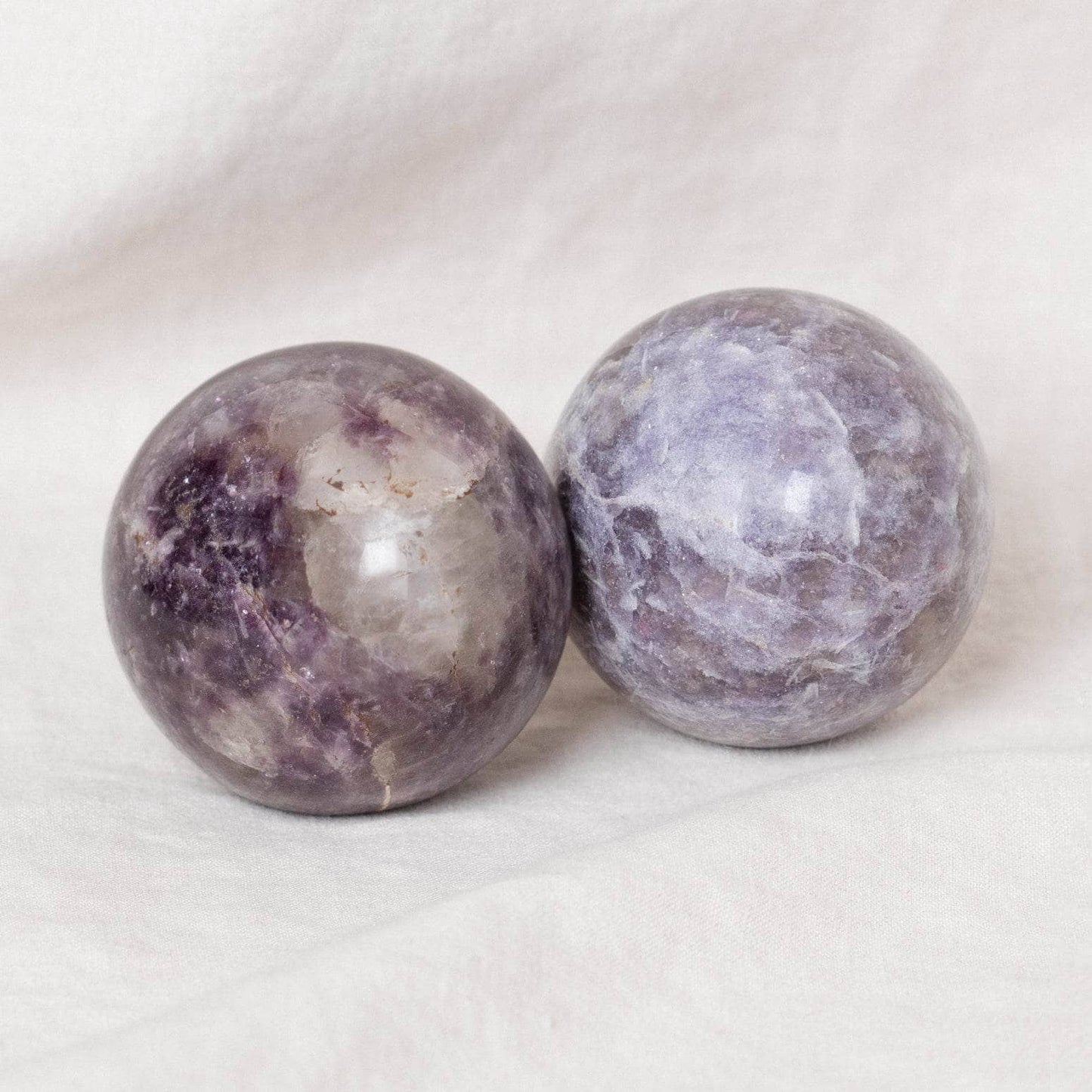 Lepidolite Sphere with Tripod - AAA Premium Quality