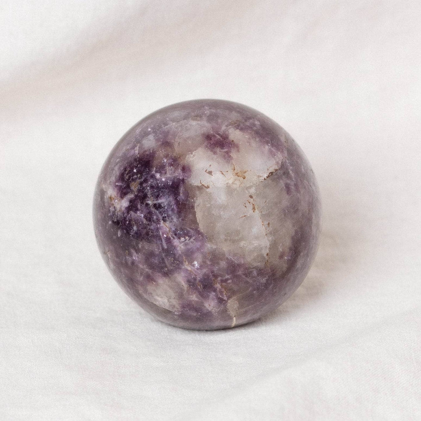 Lepidolite Sphere with Tripod - AAA Premium Quality