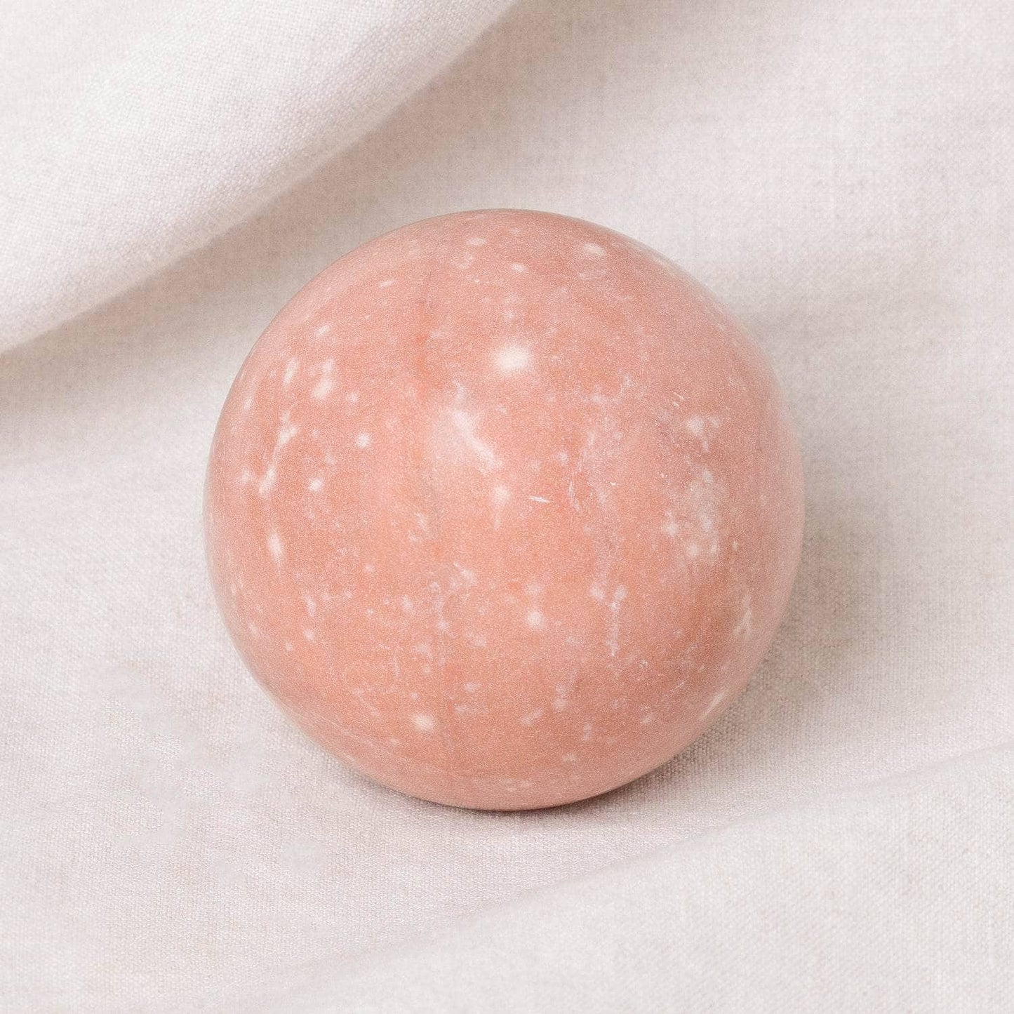Peach Moonstone Spheres - AAA Premium Quality