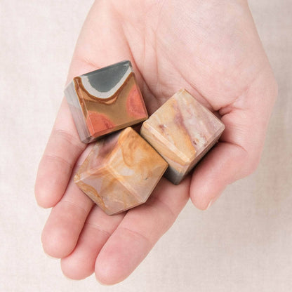 Polychrome (Desert Magic) Jasper Cube