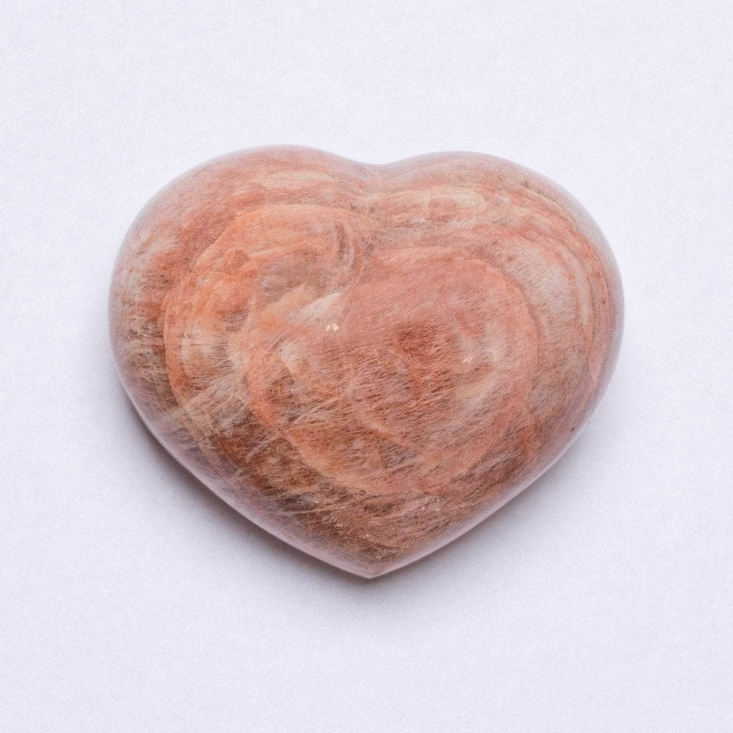 Peach Moonstone Hearts - AAA Premium Quality