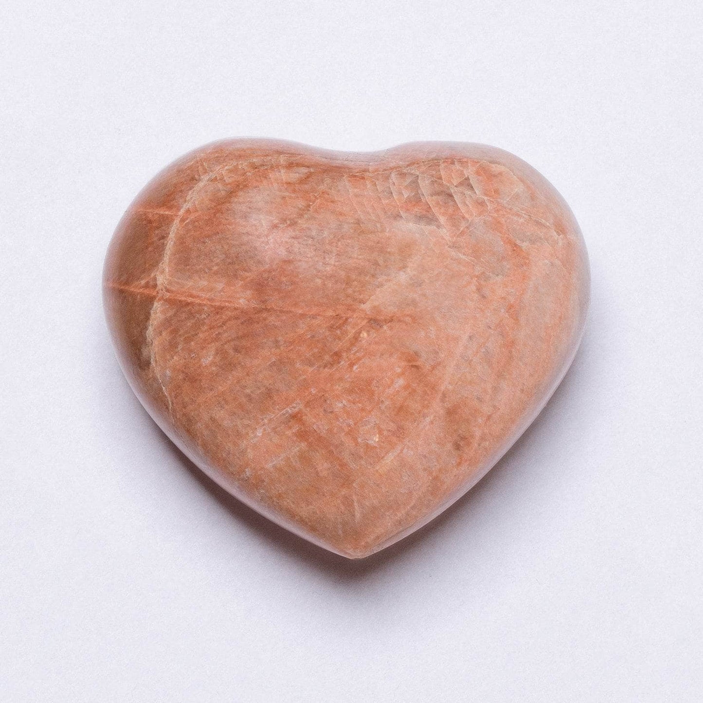 Peach Moonstone Hearts - AAA Premium Quality