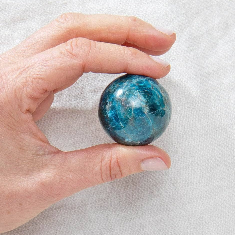Apatite Sphere with Tripod