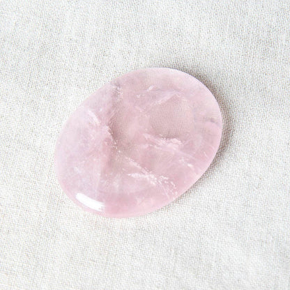 Rose Quartz Worry Stone