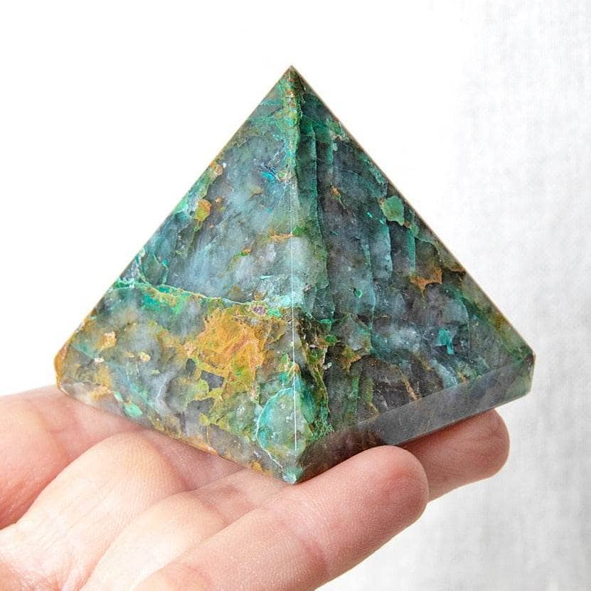 Chrysocolla Pyramid