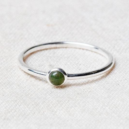 Bloodstone Silver or Gold Ring