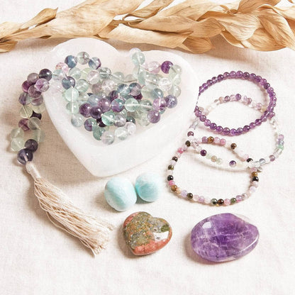 Selenite Crystal Recharging Heart Bowl