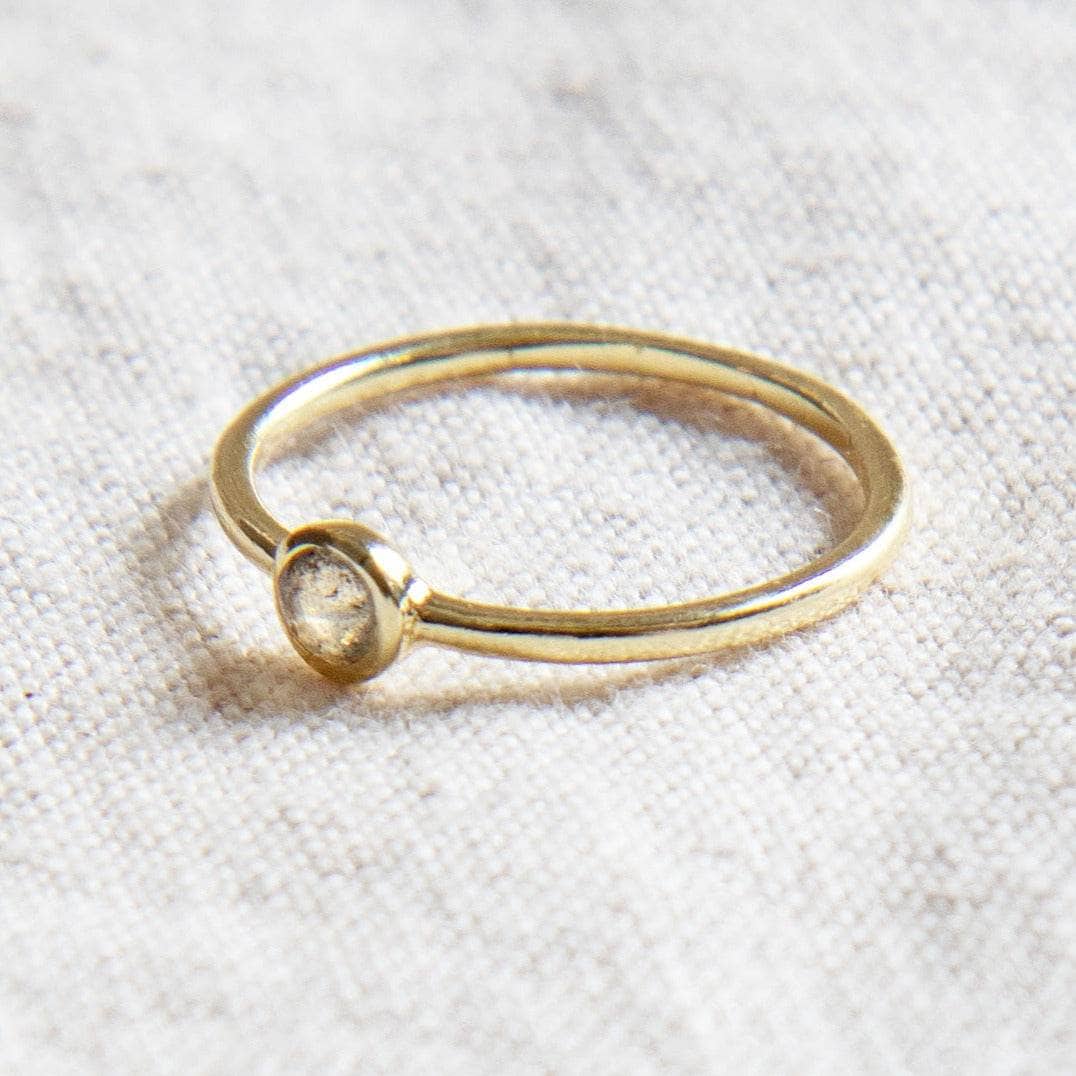 Labradorite Silver or Gold Ring
