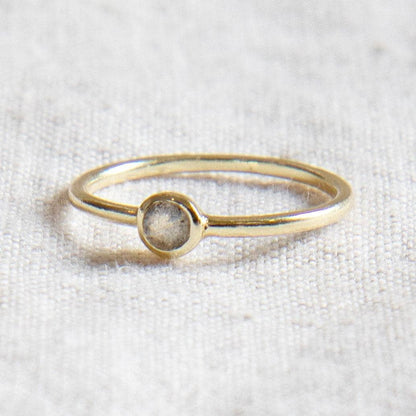 Labradorite Silver or Gold Ring