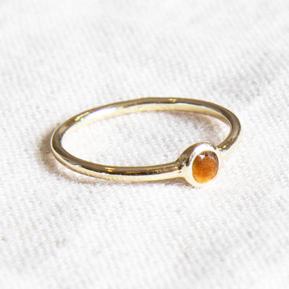 Tiger Eye Silver or Gold Ring