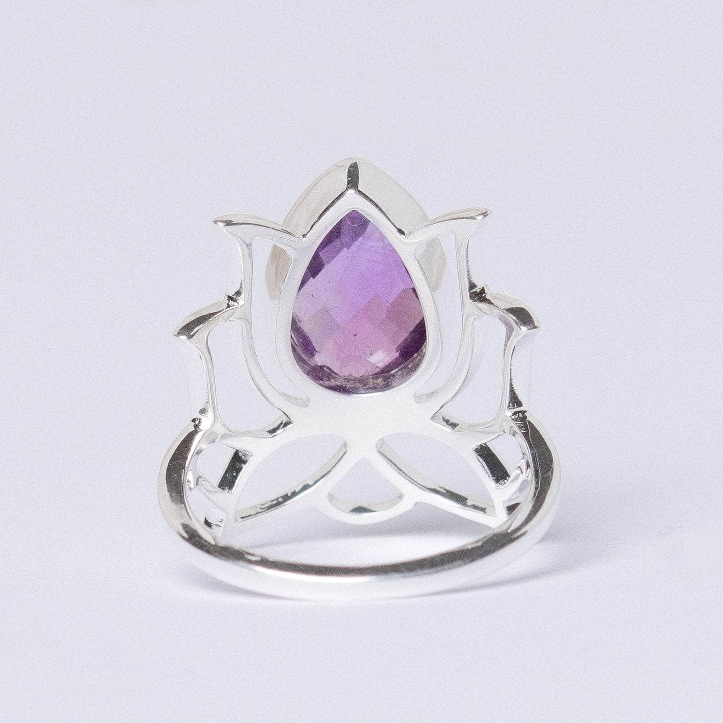 Lotus Gemstone Ring