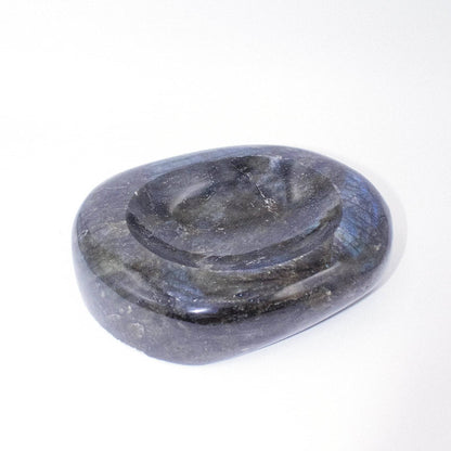 Genuine Labradorite Blue Flame Bowl - 1 of a Kind