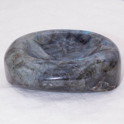 Genuine Labradorite Blue Flame Bowl - 1 of a Kind