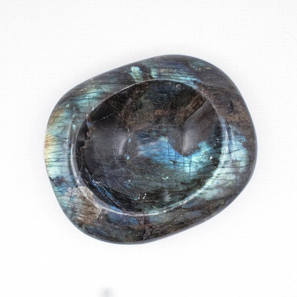 Genuine Labradorite Blue Flame Bowl - 1 of a Kind