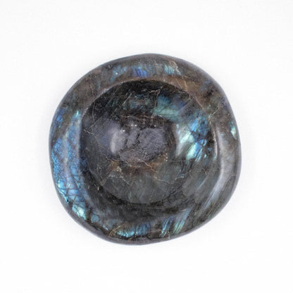 Genuine Labradorite Blue Flame Bowl - 1 of a Kind