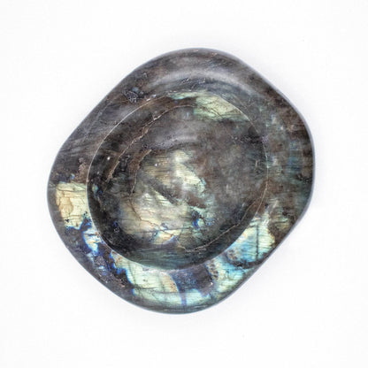 Genuine Labradorite Blue Flame Bowl - 1 of a Kind