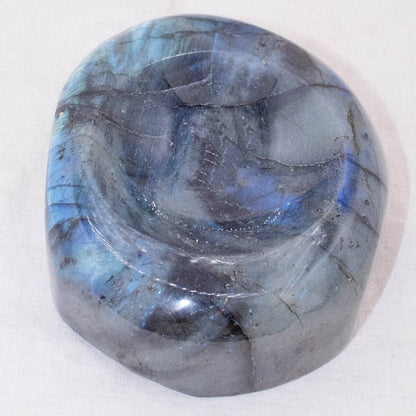 Genuine Labradorite Blue Flame Bowl - 1 of a Kind